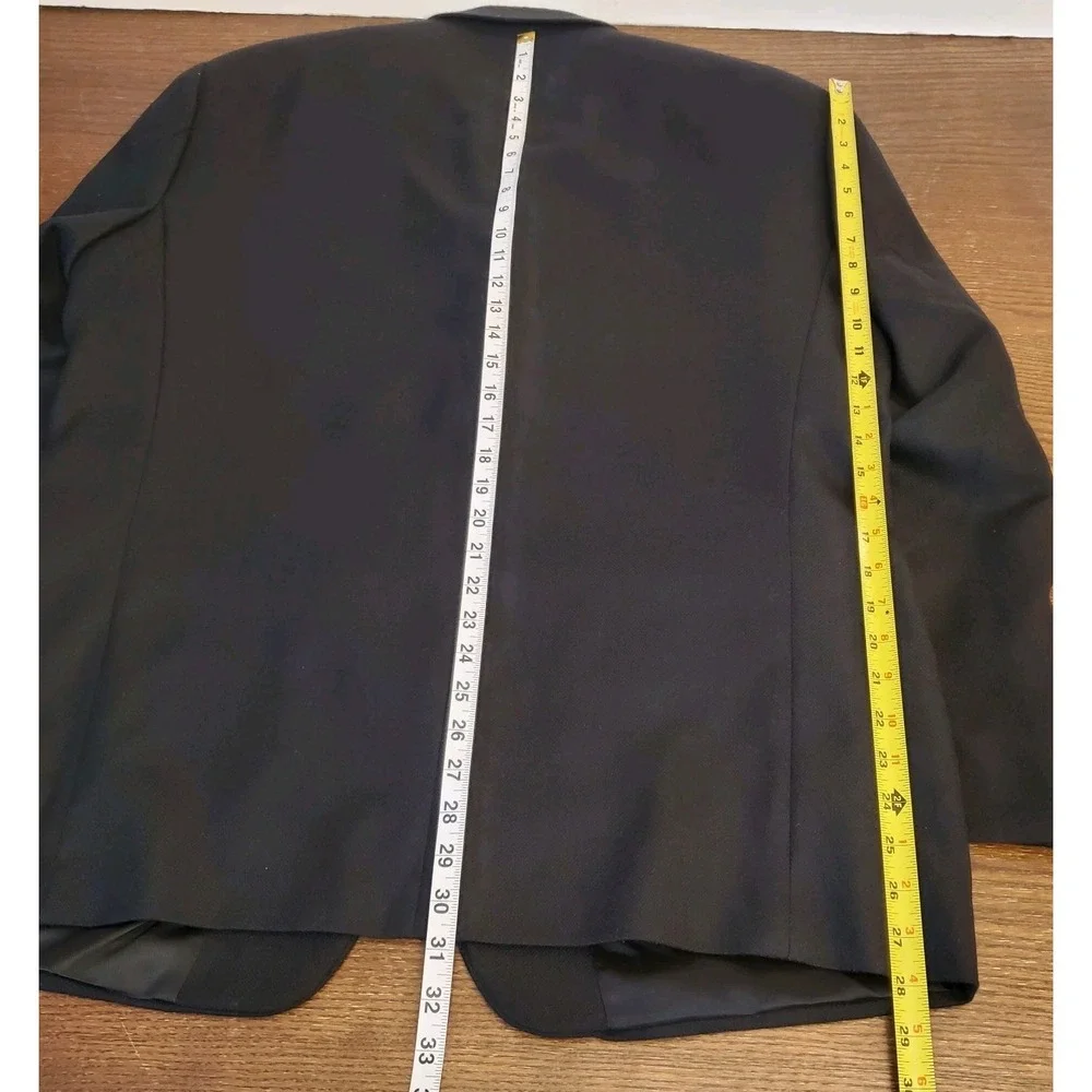 Gianfranco Ruffini Black‎ Lambswool Cashmere Blazer Men’s 44 Regular - Macedonia